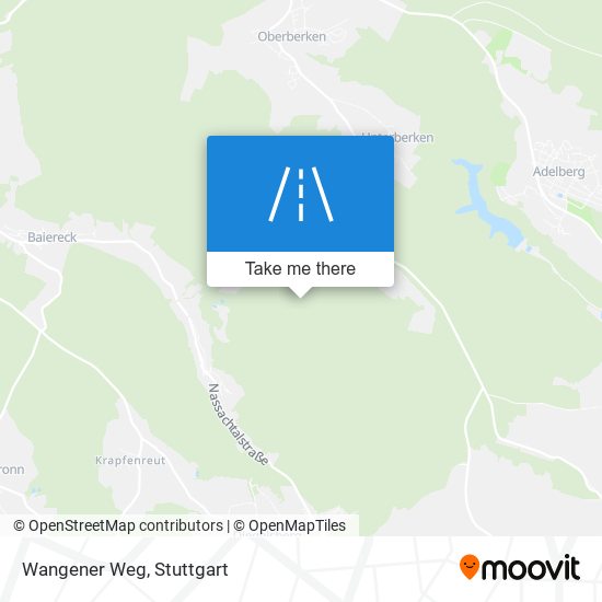 Wangener Weg map