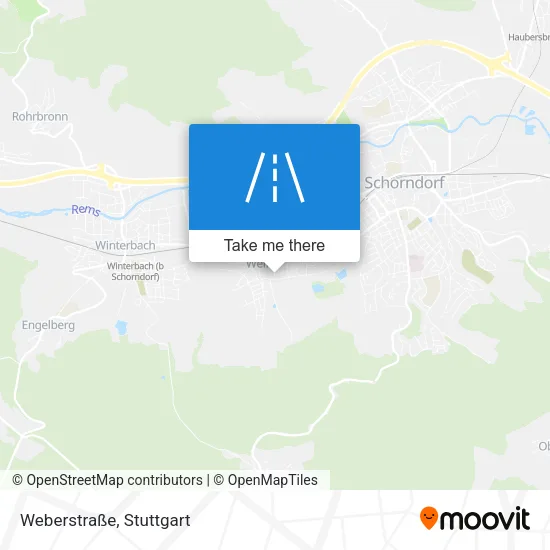 Карта Weberstraße