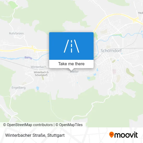 Карта Winterbacher Straße