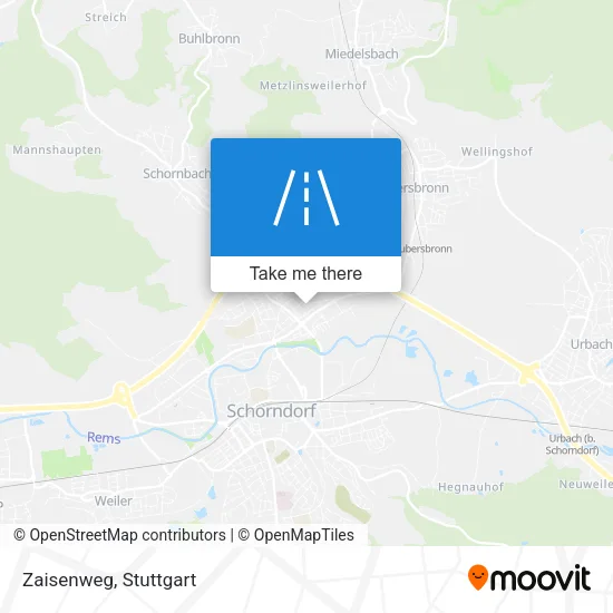 Карта Zaisenweg