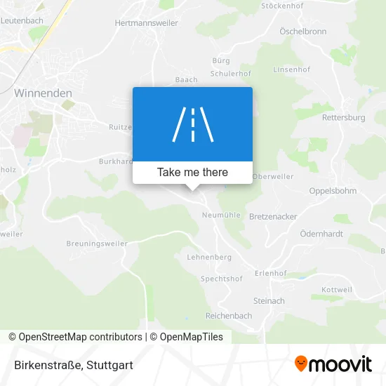 Карта Birkenstraße
