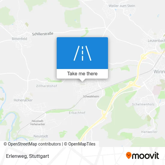 Карта Erlenweg