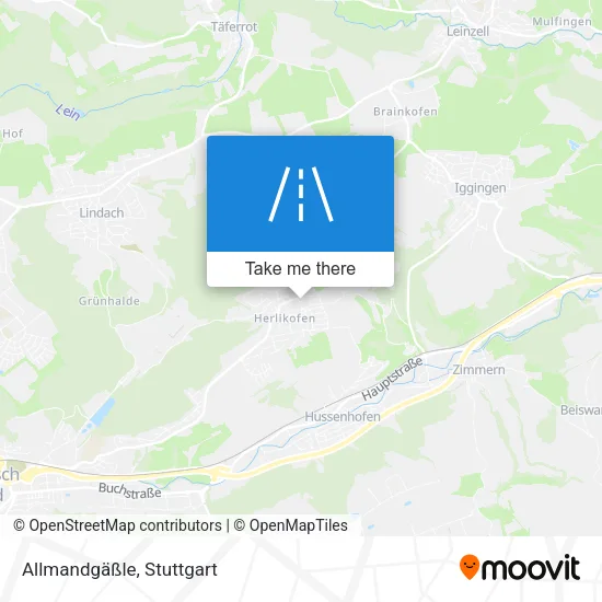 Карта Allmandgäßle
