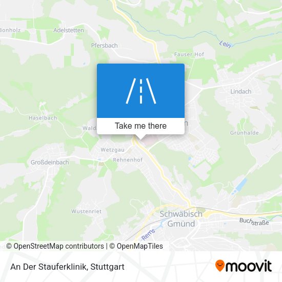 An Der Stauferklinik map