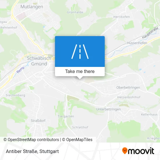 Карта Antiber Straße