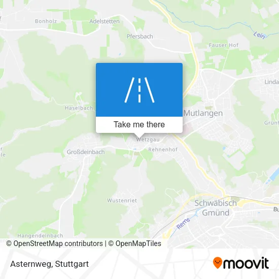 Карта Asternweg