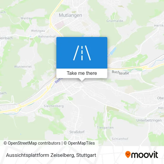 Карта Aussichtsplattform Zeiselberg