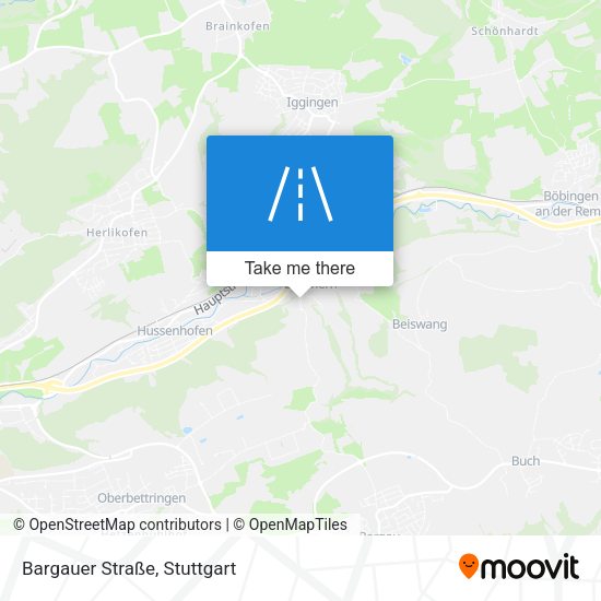 Bargauer Straße map