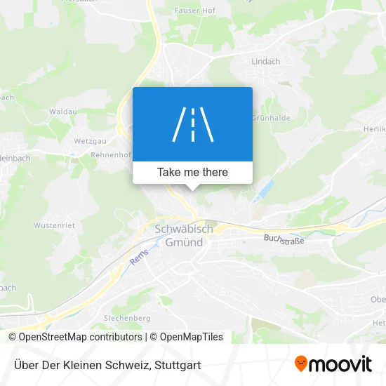 Карта Über Der Kleinen Schweiz