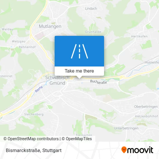 Карта Bismarckstraße