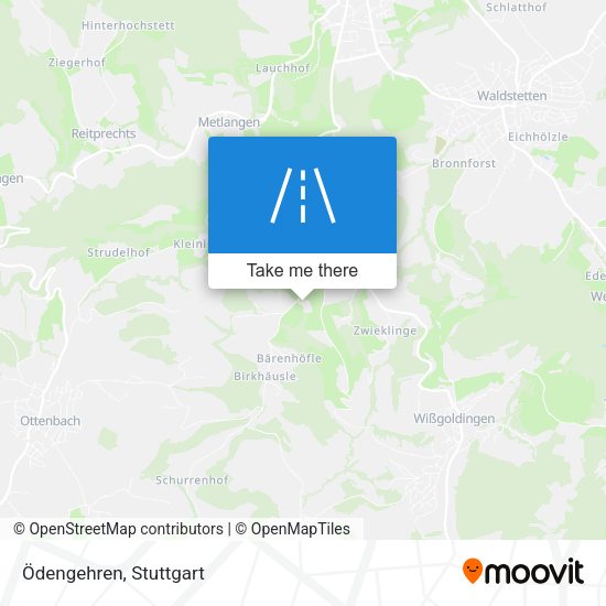 Карта Ödengehren
