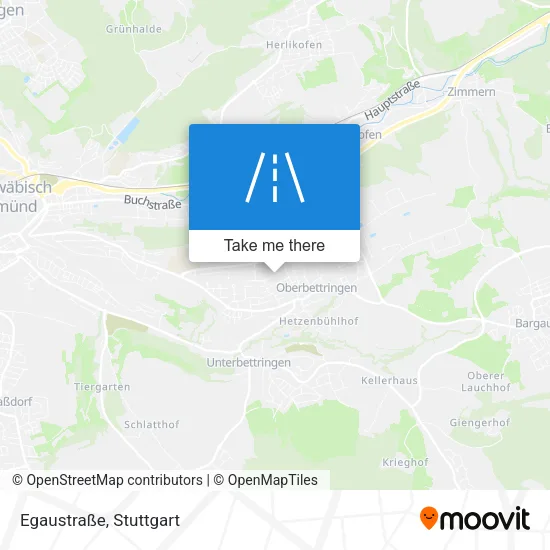 Карта Egaustraße
