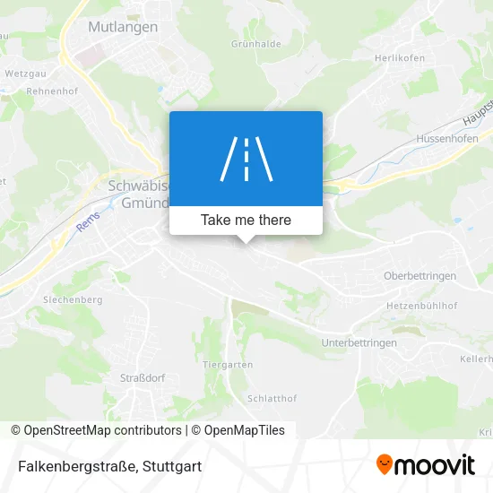 Карта Falkenbergstraße