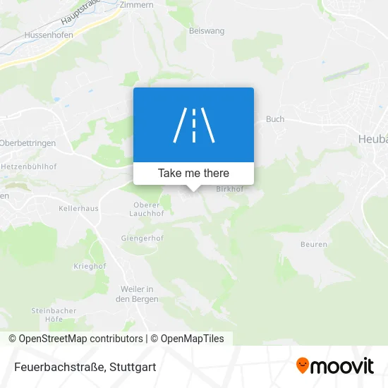 Карта Feuerbachstraße