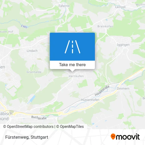 Карта Fürstenweg