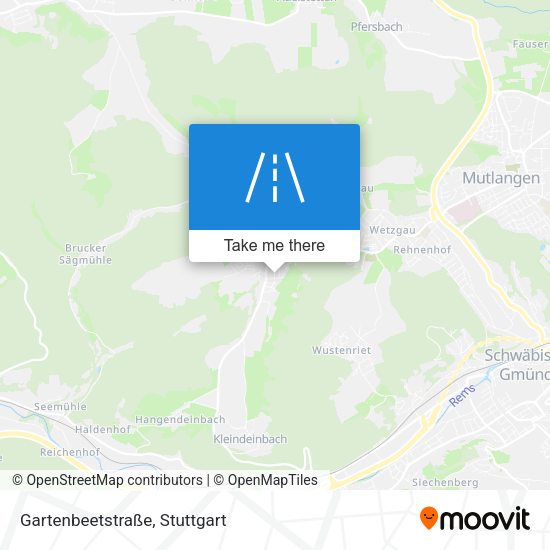 Карта Gartenbeetstraße
