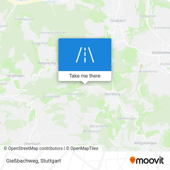 Карта Gießbachweg