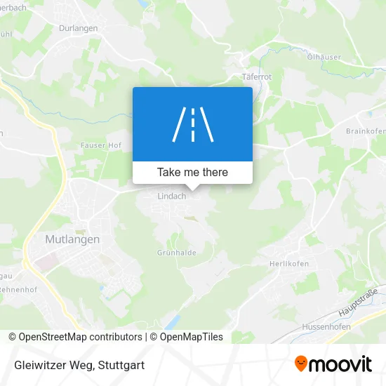 Карта Gleiwitzer Weg