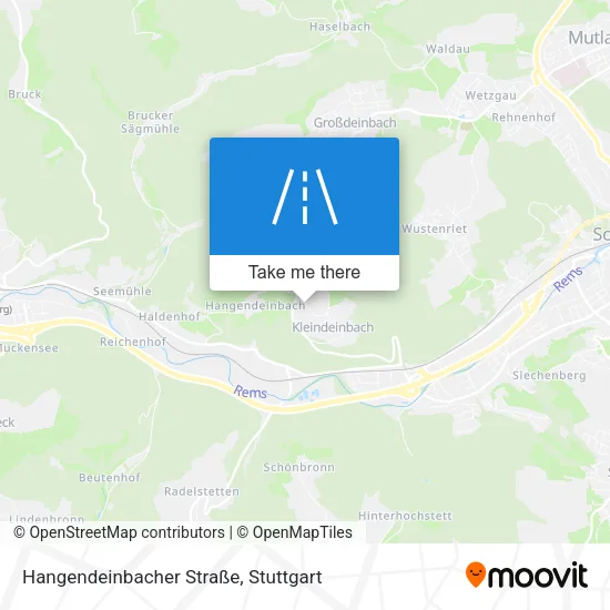 Hangendeinbacher Straße map