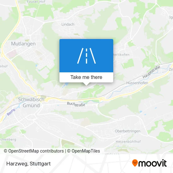 Карта Harzweg