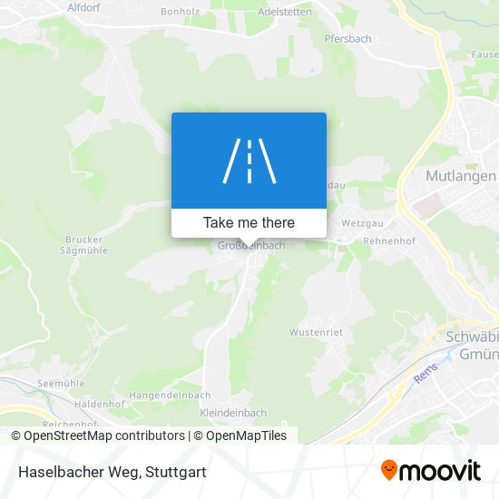 Haselbacher Weg map