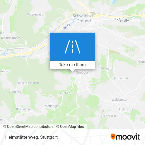 Карта Heimstättenweg