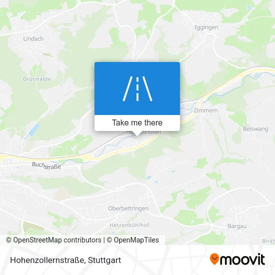 Карта Hohenzollernstraße