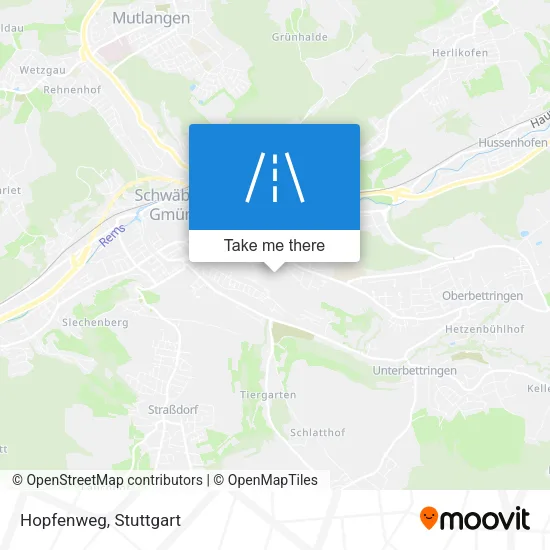 Карта Hopfenweg
