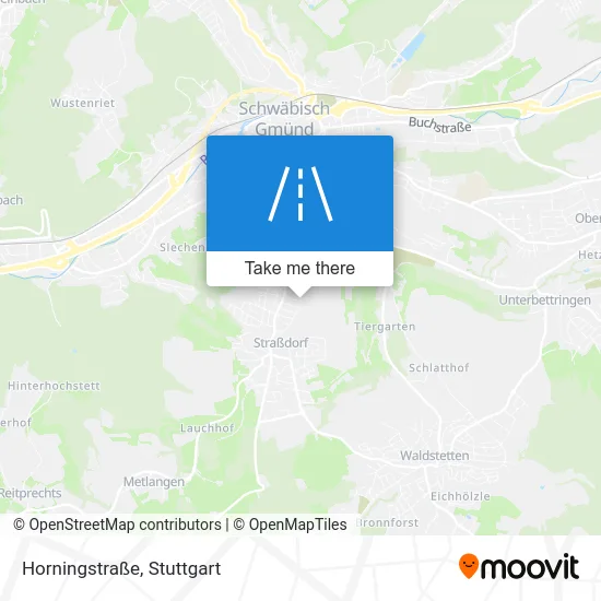 Карта Horningstraße