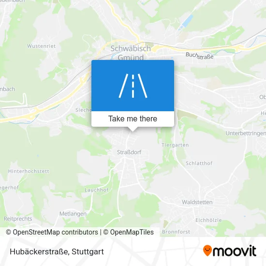 Карта Hubäckerstraße