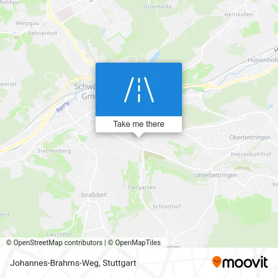 Карта Johannes-Brahms-Weg
