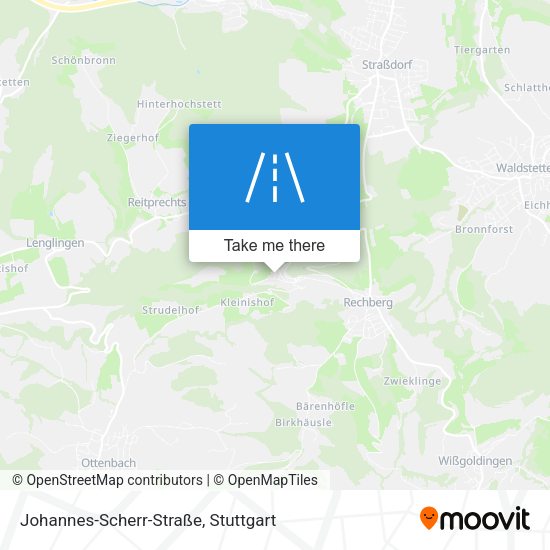 Johannes-Scherr-Straße map