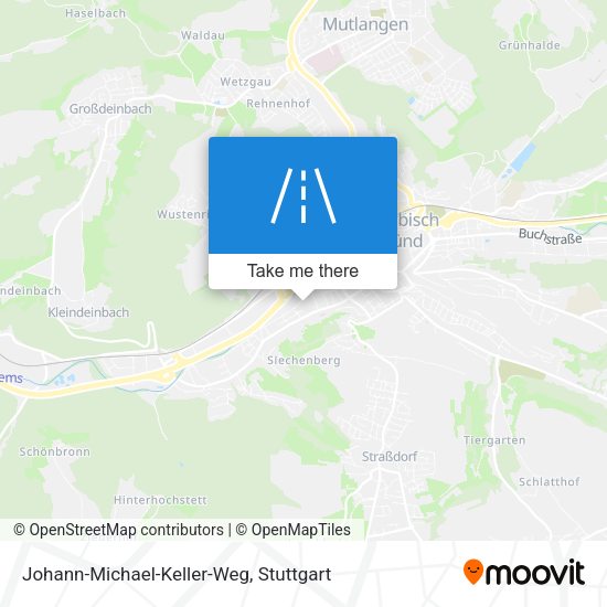 Johann-Michael-Keller-Weg map