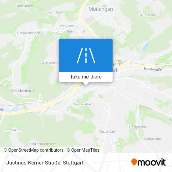 Карта Justinus-Kerner-Straße