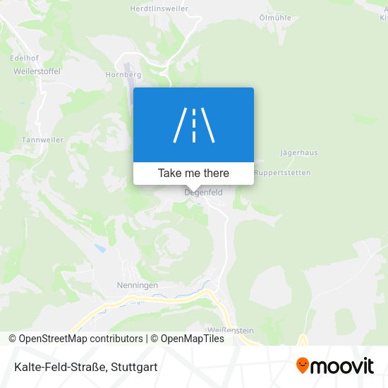Kalte-Feld-Straße map