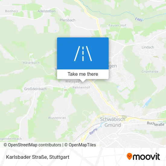 Карта Karlsbader Straße