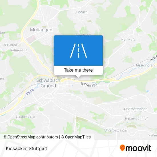 Карта Kiesäcker