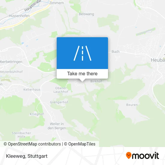 Карта Kleeweg