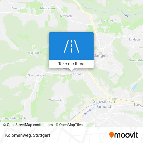 Карта Kolomanweg
