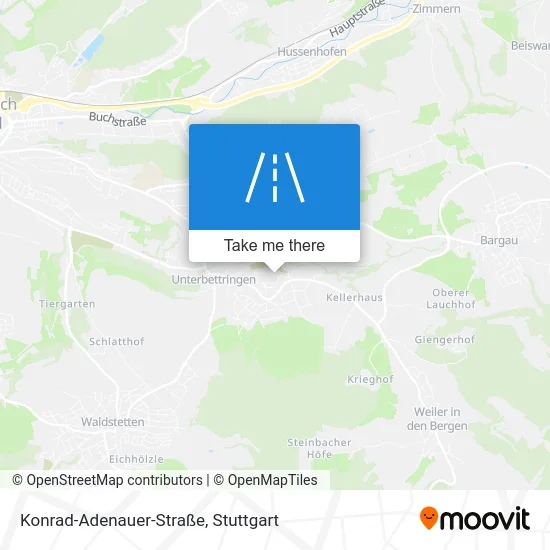 Карта Konrad-Adenauer-Straße