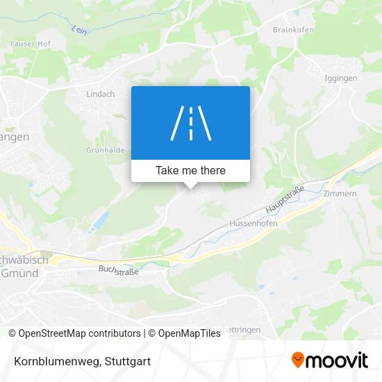 Kornblumenweg map