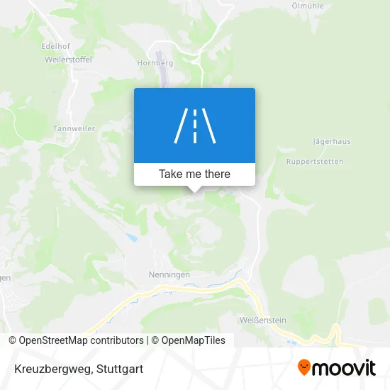 Карта Kreuzbergweg