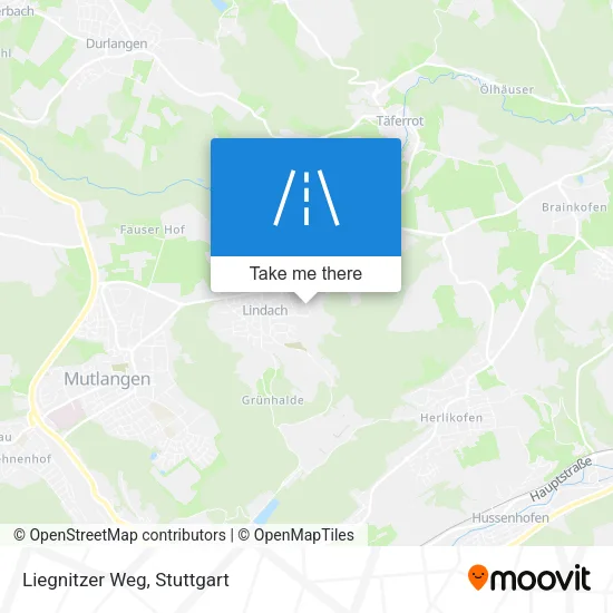 Карта Liegnitzer Weg