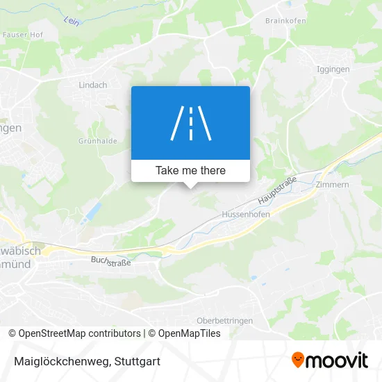 Карта Maiglöckchenweg