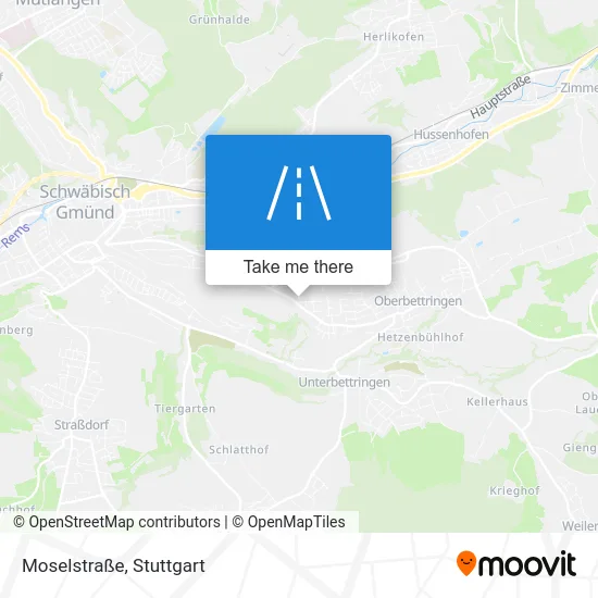 Карта Moselstraße