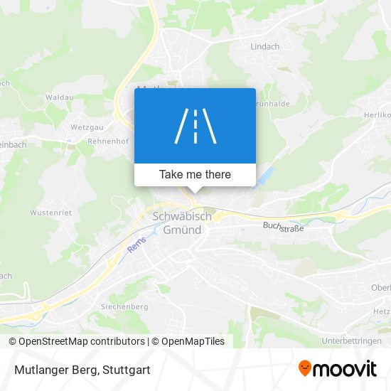 Mutlanger Berg map