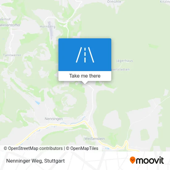 Карта Nenninger Weg