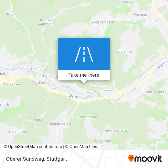 Карта Oberer Sandweg