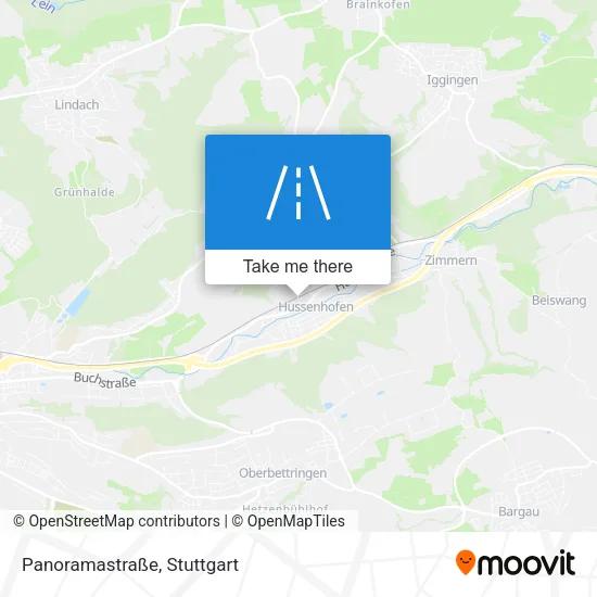 Карта Panoramastraße