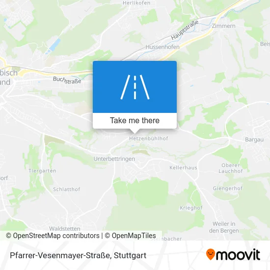 Карта Pfarrer-Vesenmayer-Straße